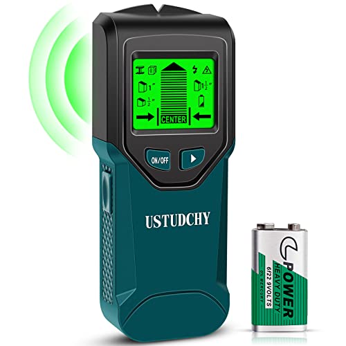 Stud Finder - 5 in 1 Electronic Stud Finder Wall Scanner, Stud Sensor with Digital LCD Display & Intelligent Microprocessor Chip, Beam Finders Wall Detector for Wood AC Wire Metal Studs Joist Pipe