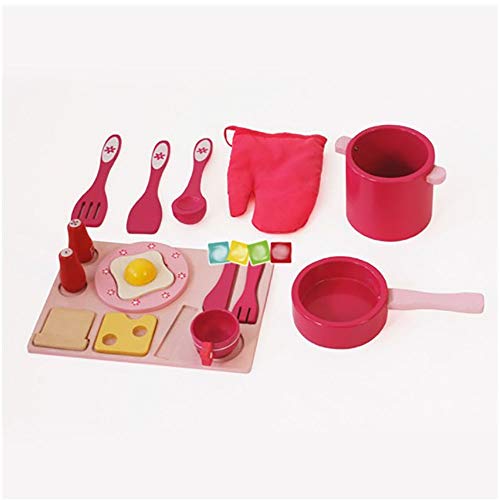Kinderküchenspielzeug Spielküche aus Holz Pretend Play Toy Küche for Kinder Role inklusive Mit Ofen Kinder-Rollenspiel… – Bild 5