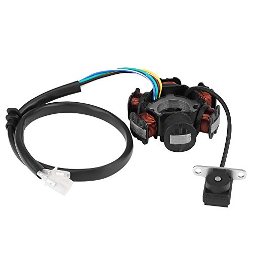 1. Adattabilità ----- Il magnete dello statore a 6 bobine è adatto per il ciclomotore GY6 50 110 150 cc Go Kart ATV, ma per assicurarti di acquistare il prodotto corretto, leggi attentamente la descrizione del prodotto o le dimensioni dell'immagine prima di ordinare! ! !