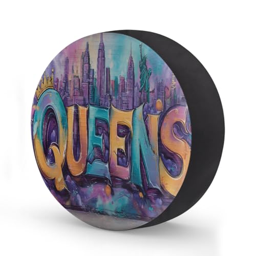 Queens City Graffiti 16inch Tire Cover