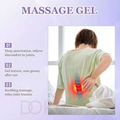 Image of Japanese Soothing Massage Gel for Muscle Relief, Deep Tissue Relaxation & Body Therapy | Fast Absorbing Cooling Gel for Back, Neck, Shoulder & Joint Pain | Non-Greasy Professional Massage Gel for Men & Women ( 1,100 gm ) (PACK OF 3)
