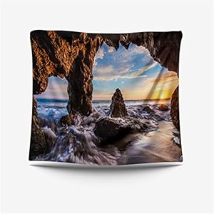 Ocean Shandong landschap kunst patroon high-definition afdrukken geschikt voor kinderen, mannen en vrouwen, slaapkamer…