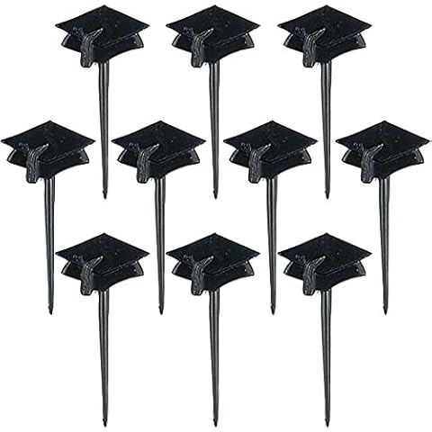 Graduation Day Cap Plastic Food Picks - 10 Pack Cover