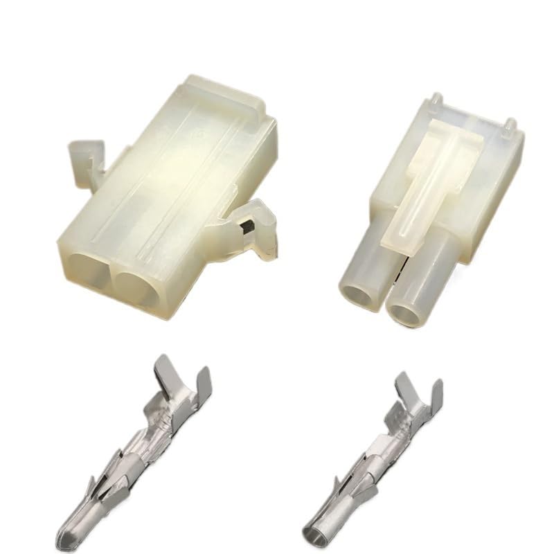 3191 Connector Spacing of 6.7mm Male and Female Docking Connectors 2p3p4p6p9p12p High Current Wire Harness Plug Sheath(2p,1sets)