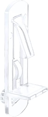 Miniatura 4 de Pinzas de bloqueo para estante, clips de soporte autobloqueantes para orificio de 0.272 in de diámetro y estante de 34 pulgadas, 50 unidades