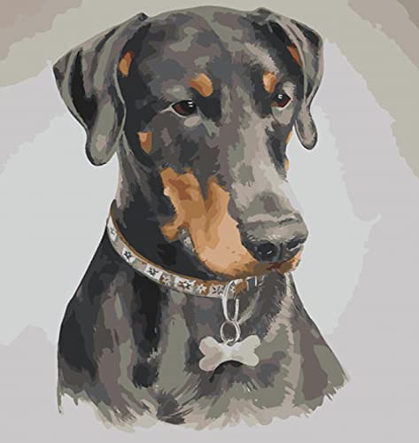 Peinture au diamant 5D chiot kit complet de broderie diamant rond 30x40 cm