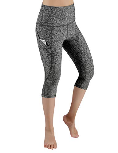 image for ODODOS Women's High Waist Yoga Capris with Pockets,Tummy Control,Worko
