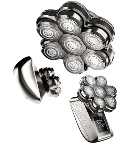 Image of 7D Head Shavers for Bald Men| Business Travel & Outdoor Use-AKS Silver