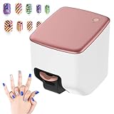 COYEUX Elektrischer Mini-Nageldrucker, 3D-Smart-Nageldrucker, 10 Sekunden Schnelles Zeichnen, Unterstützt WiFi/DIY/Bluetooth, Für Den Heim-Nagelsalon Und Nagelliebhaber