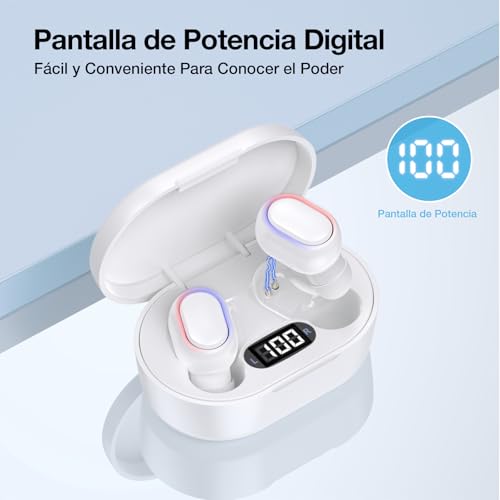 -audifonos-y-bocinas, Wireless audifonos blancos Marca 1 Hora (3)