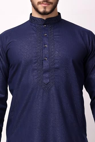 Image of Royal Kurta Men's Cotton Printed Kurta Pyjama
