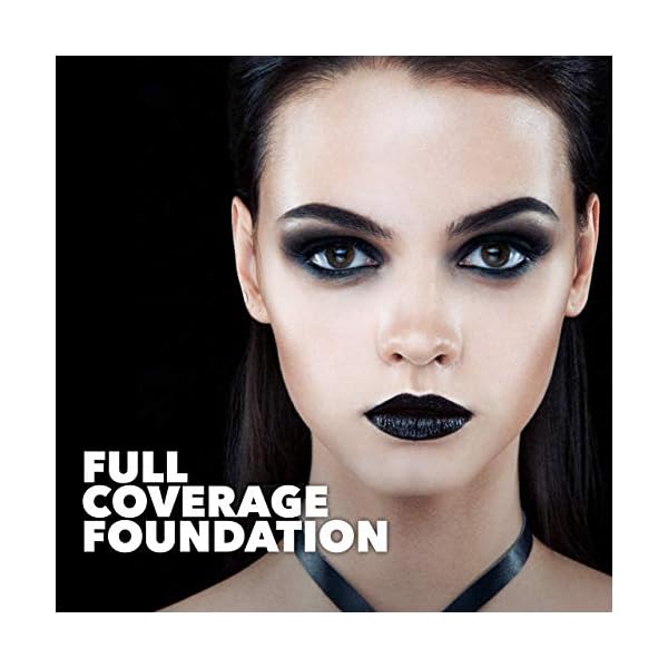 MANIC PANIC Dreamtone Flawless White Liquid Foundation - Full Coverage White Foundation And Color Corrector with Demi Matte Finish - Cosplay, Halloween Makeup, & Everyday Use (0.96oz)