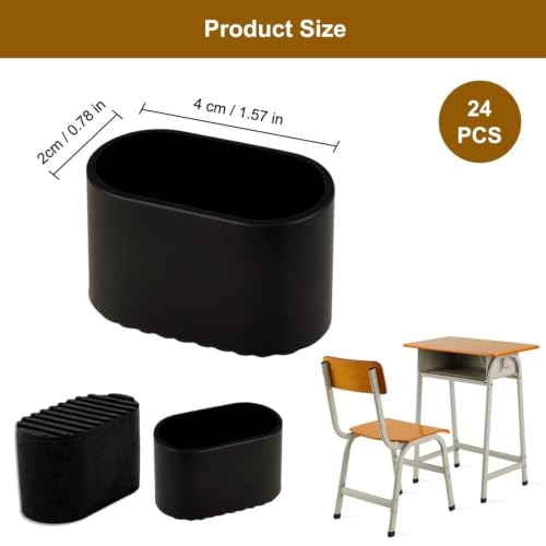 Protector de patas para sillas que evita ruidos y rayones en el suelo de tu casa, 24 uds 7