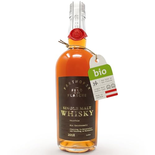 Farthofer Single Malt Whisky 2018 Double Cask | Bio-Whisky aus Österreich | gereift in Rotwein- &...
