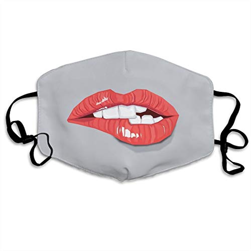 Sexy Lips Comfortable Adjustable Funny Pattern Facial Decorations for Women and Men