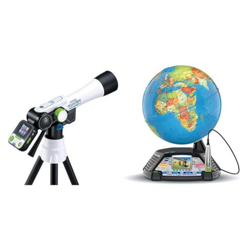 Télescope et Globe Interactif VTech Genius XL avec écran couleur pour enfant