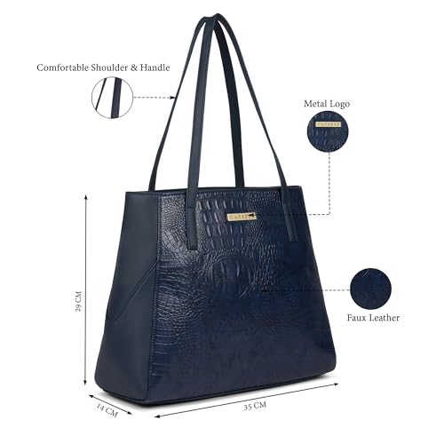 Image of Caprese Vani Large Satchel Bag for Women with Multiple Compartments for Organization and Comfort | Stylish, Durable, and Spacious Interior Shoulder Bag for Work, Travel, and Everyday Use