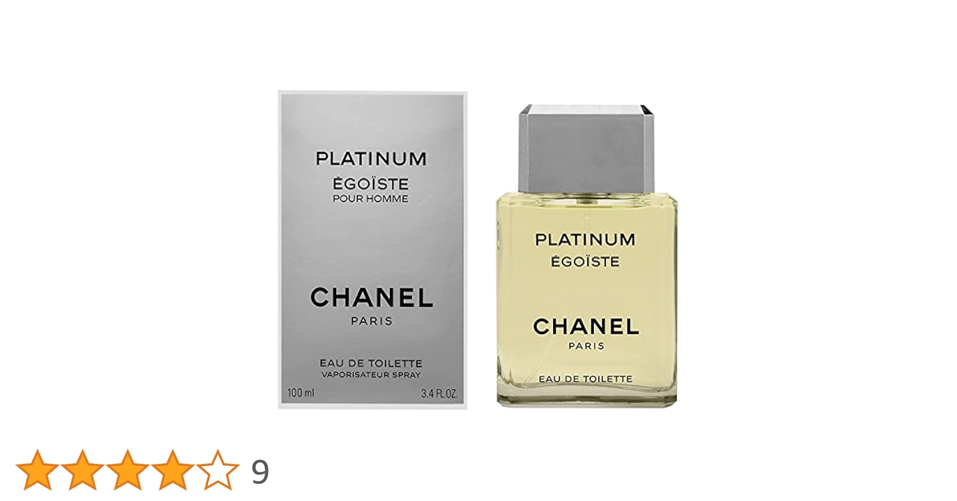Chanel Platinum Egoiste Pour Homme 3.4 OZ EDT Spray Mens New
