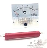 50KV 100KV Pointer Type High Voltage DC Voltmeter Plate + 5W Resistor (50KV)