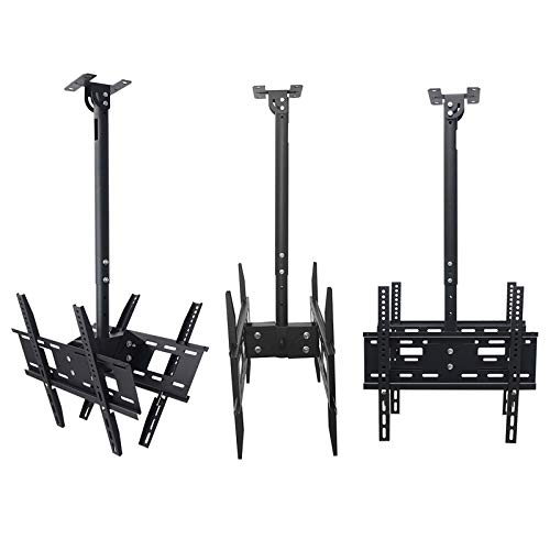 Support TV mural double écran pour aménager un studio de gaming moderne
