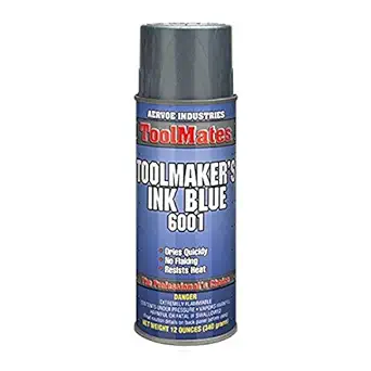 Crown 6001 Toolmaker's Ink - 12 oz Aerosol, Blue