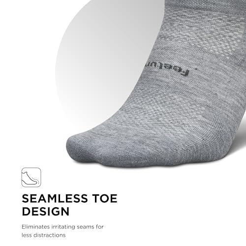 Image of Feetures High Performance Max Cushion Ankle Sock - Tab Socks for Women & Men with Heel Tab