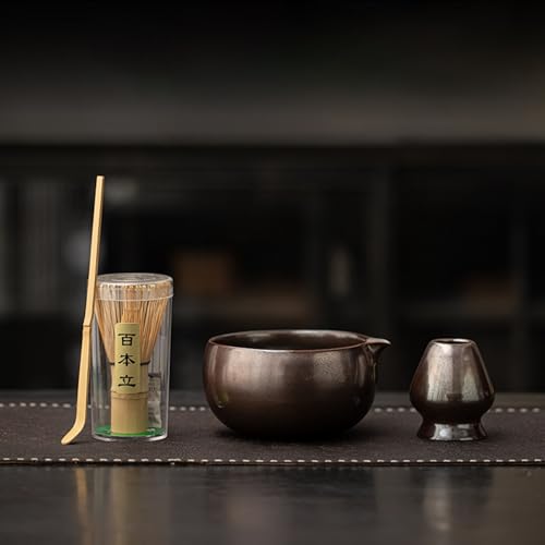 JIKANNOYA  Zbg matcha set  4_Zbg q bowl   S{ whisk ⤗  ȒP S p ceremony ̓ ̓ a 蕨 gift  