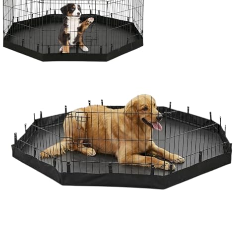 Tapis de parc pour chien lavable tissu Oxford imperméable pour enclos