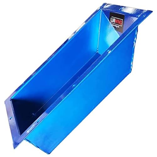 Lurwind Recessed Trolling Motor Foot Pedal Tray - Blue Powder-Coated Aluminum Fits Most Trolling Motor Tray Pedals 19.375 x 12 Pre-Drilled Mount