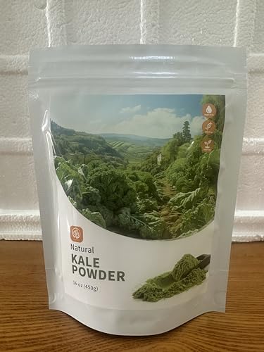 Hudetex Kale Powder 100% Pure - Green Juice Powder for Kale Drink, Vegan.