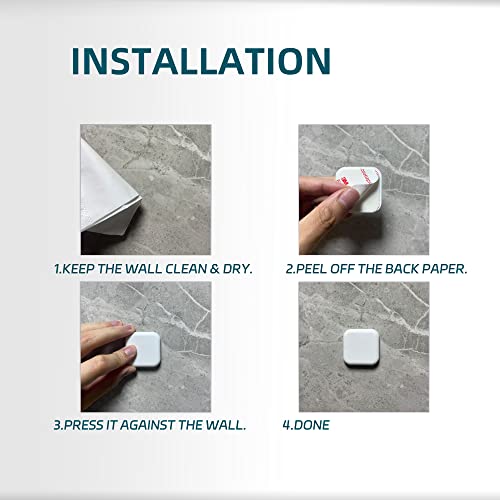 [12 Pack] [Gray] Door Stoppers Wall Protector, Silicone Door Bumper, Self-Adhesive Wall Shield, Door Slamming Silencer, Door Knob Guard For Home, Office, School #TOP5