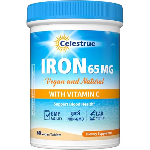 Iron Supplement, 65 mg Carbonyl Iron & 250 mg Vitamin C,