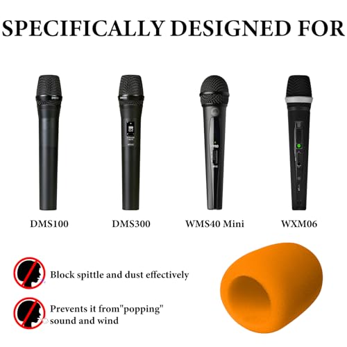 Geekria Para criadores de espuma pára-brisas compatível com AKG P2, P3S, P5i, C5, D5, D7, DMS100, DM