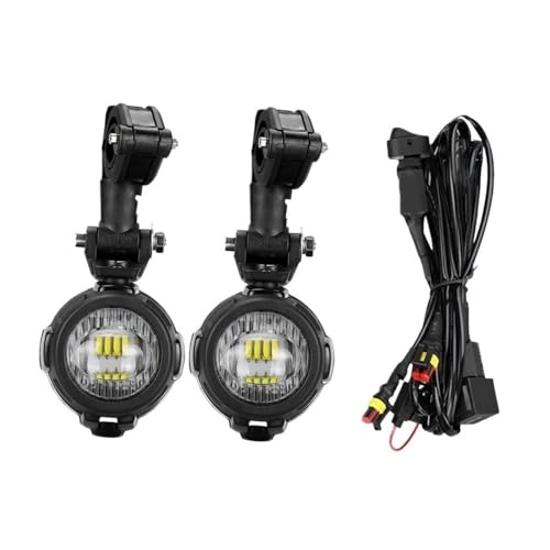 Ampoules DRL moto LED 40W éclairage blanc 6000K auxiliaire haute performance