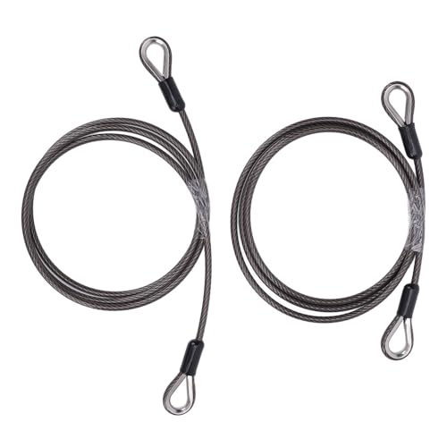 Cable de elevación de puerta trasera de remolque resistente con clip metálico 4