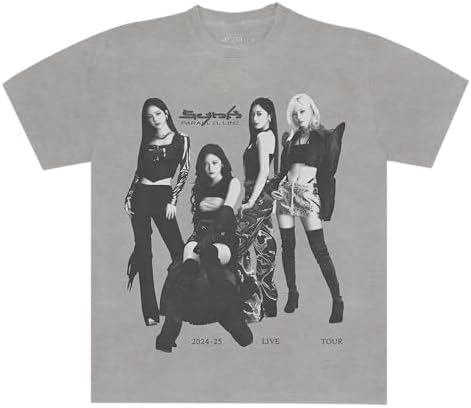 aespa Camiseta oficial SYNK PARALLEL Line World Tour Merch