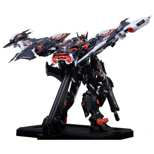 Image of Pipigirl Genuine License Plastic Model Action Figures Kits, Thunder Speed Devil Fish, 8.66in Mecha Model, 1:100 Collectible Easy to Assemble Action Figures