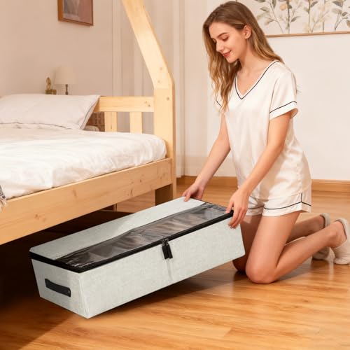 Rangement sous le lit pour vêtements, couvertures et jouets Teksome - 3