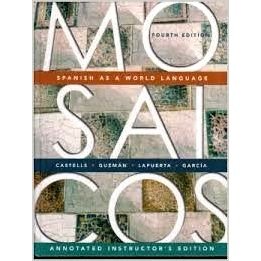 Mosaicos: Spanish as a World Language (Annotate... 0131923250 Book Cover