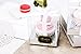 Clear Plastic Cupcake Box With Gift Ribbon Lovely Stickers and Silver Inserts Wedding Party Favor Boxes 3.5 Inch -12 Sets