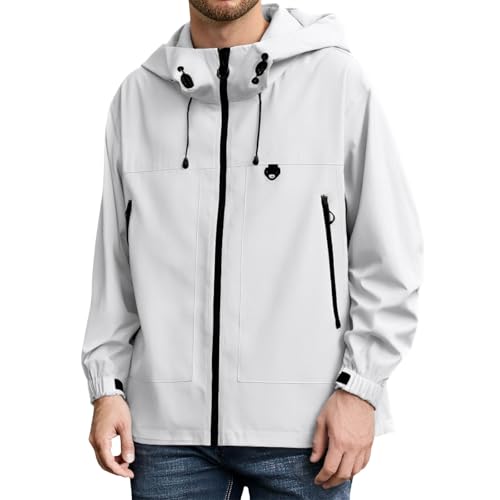Chaqueta transpirable y ultraligera de hombre con tejido softshell impermeable