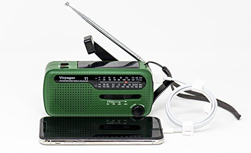 Radio Kaito V1 Voyager Solar/Dynamo AM/FM/SW Verde miniatura 6