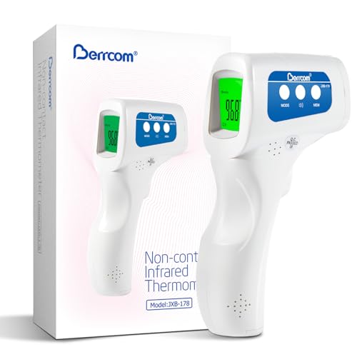Berrcom Thermometer, 3 in 1 Contactless Infrared Fever Check Thermometer
