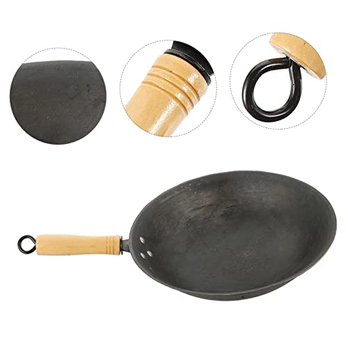 Wok estilo chino con mango ergonómico KICHOUSE miniatura 5