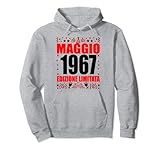 Photo Gallery 55 anni di compleanno maggio 1967 edizione limitata 1967 felpa con cappuccio Photo Gallery 55 anni di compleanno maggio 1967 edizione limitata 1967 felpa con cappuccio