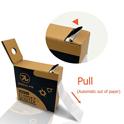 Hivista Shooting Target Stickers, 1000 Pcs 3/4" Dot Stickers Round Labels With Storage Box For Shooting Target Pasters, Office,Student Classroom(Black) #TOP1