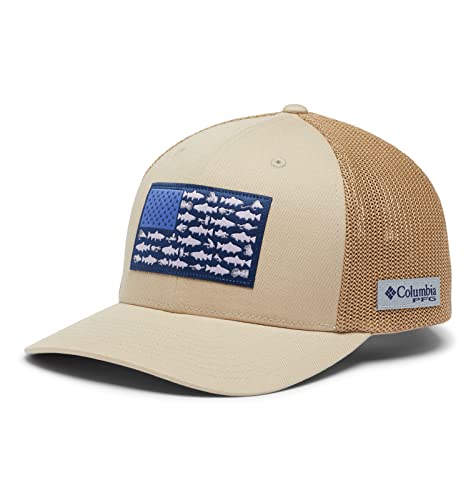 Image of Columbia Unisex Adult PFG Logo Mesh Ball Cap