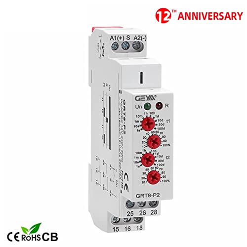 Relais temporisé rail DIN GRT8-P 16A impulsion microseconde jour - 2