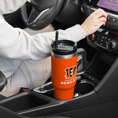Image of FOCO NFL unisex-adult NFL Team Logo Insulated Travel Mug 40oz XL Tumbler