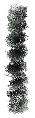 Image of Weiler 08284 4 inch Standard Twist Knot Wire Wheel, .0118 inch Stainless Steel Fill, 1 /2 inch-3 /8 inch Arbor Hole, Made in the USA (Pack of 10)
